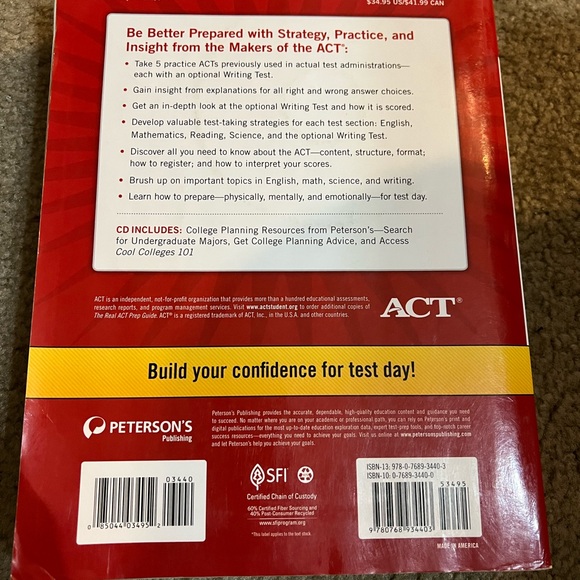 The Real ACT Prep Guide 3rd Edition - Picture 2 of 3